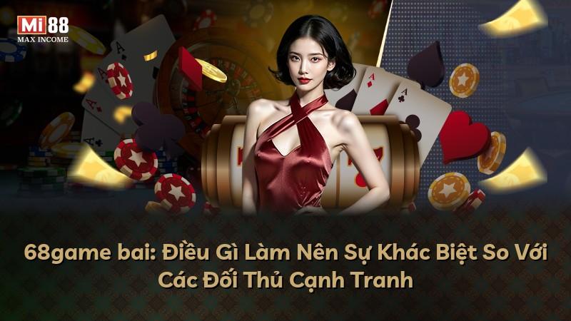 68game bai: Điều Gì Làm Nên Sự Khác Biệt So Với Các Đối Thủ Cạnh Tranh